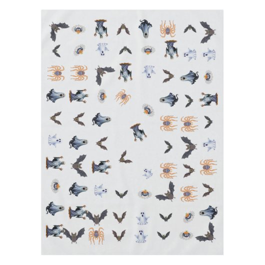 Nappe Motif Halloween de créatures (Devant)