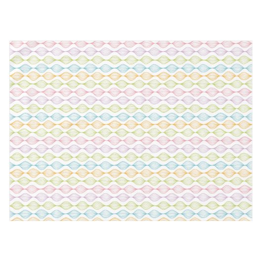 Nappe Motif horizontal coloré d'ogee (Devant (Horizontal))