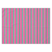 Nappe Motif horizontal rayé rouge-vert (Devant (Horizontal))