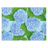 Nappe Motif hydrangée bleu (Devant (Horizontal))