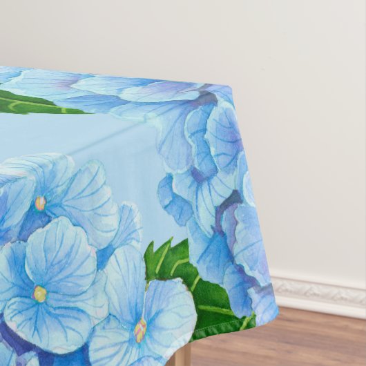 Nappe Motif hydrangée bleu (In Situ)