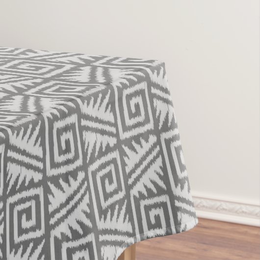 Nappe Motif Ikat Aztec - Nuances de gris / gris (In Situ)