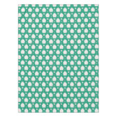 Nappe Motif ikat vert rose texturé chic moderne (Devant)