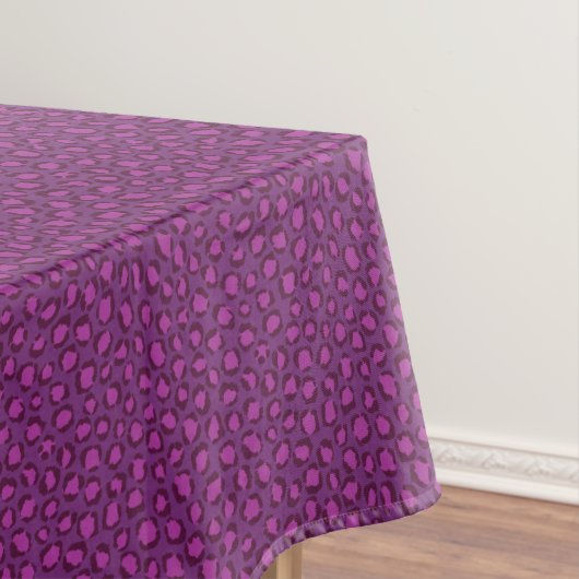 Nappe Motif imprimé guépard violet blanc chic et audacie (In Situ)