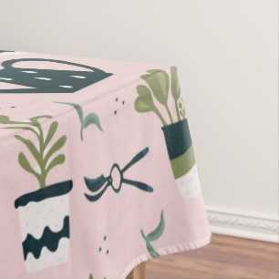 Nappe Motif imprimé jardinage rose fantaisiste