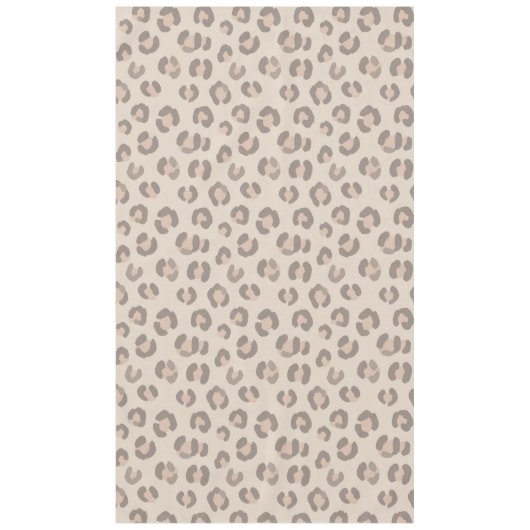 Nappe Motif imprimé léopard neutre (Devant)