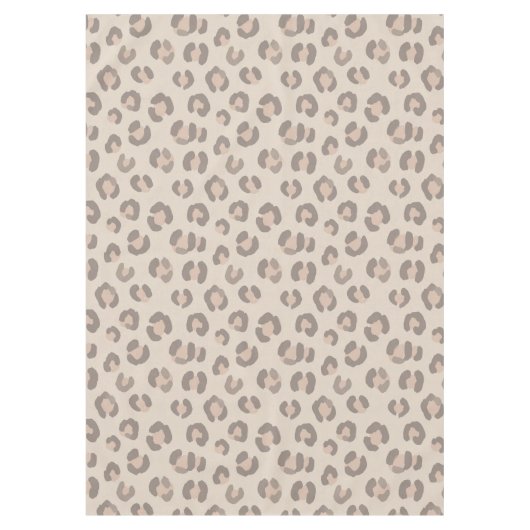 Nappe Motif imprimé léopard neutre (Devant)