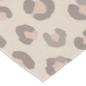 Nappe Motif imprimé léopard neutre (Angle)