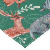 Nappe Motif intrigué d'animaux de la forêt (Angle)