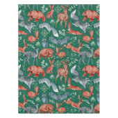Nappe Motif intrigué d'animaux de la forêt (Devant)