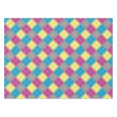 Nappe Motif jaune bleu violet (Devant (Horizontal))