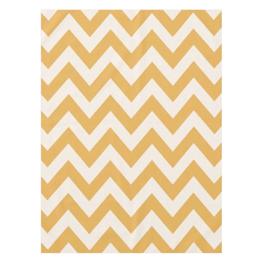 Nappe Motif Jaune Chevron Zigzag (Devant)