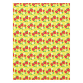 Nappe Motif jaune de fraise et de fleur (Devant)