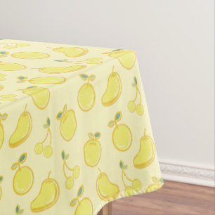 Nappe Motif JAUNE DE FRUITS DE LÉMON