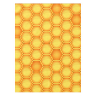 Nappe Motif jaune de nid d'abeilles
