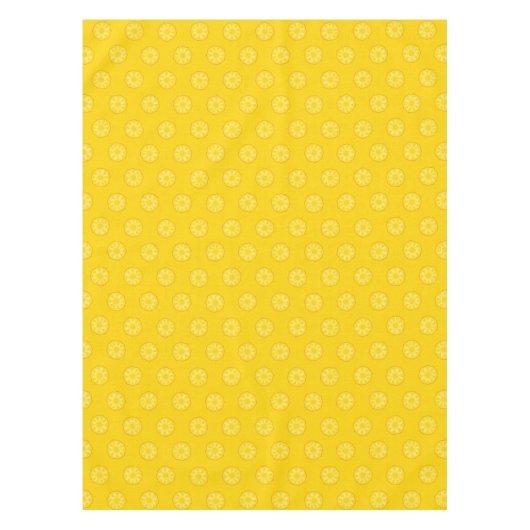 Nappe Motif jaune de tranches d'ananas (Devant)
