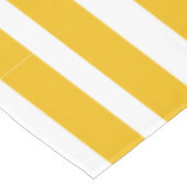 Nappe Motif jaune et blanc de rayures (Angle)