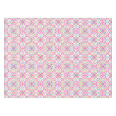 Nappe Motif kaléidoscope rose et vert (Devant (Horizontal))