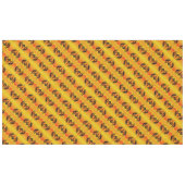 Nappe Motif Kokopelli Sud-Ouest noir et jaune (Devant (Horizontal))