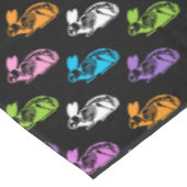 Nappe Motif lapins squelette (Angle)