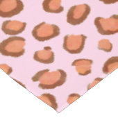 Nappe Motif Leopard moderne Poster de animal rouge rose (Angle)