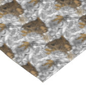 Nappe Motif Leopard & Peonies (Angle)