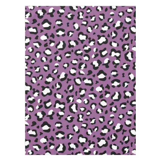 Nappe Motif léopard, Spots léopards, Leopard pourpre (Devant)