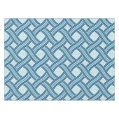 Nappe Motif Lignes Bleues (Devant (Horizontal))