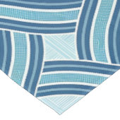 Nappe Motif Lignes Bleues (Angle)