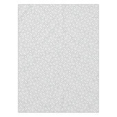 Nappe Motif linéaire noir et blanc - blanc (Devant)