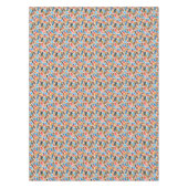 Nappe Motif lumineux avec plumes d'oiseaux (Devant)