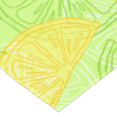 Nappe Motif lumineux de citrons d'agrume de vert de (Angle)