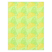 Nappe Motif lumineux de citrons d'agrume de vert de (Devant)