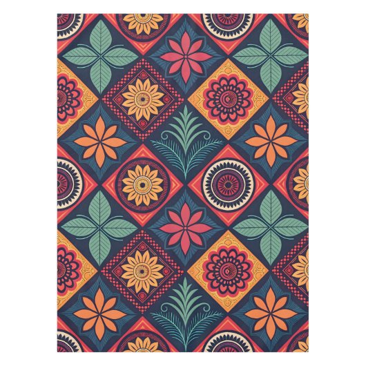 Nappe Motif magique Fleurs (Devant)