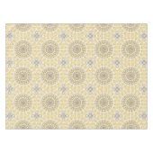 Nappe Motif Mandala Jaune Doré (Devant (Horizontal))
