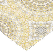 Nappe Motif Mandala Jaune Doré (Angle)