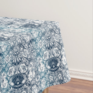 Nappe Motif marin vintage