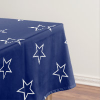 Motif marine moderne bleu & blanc étoiles