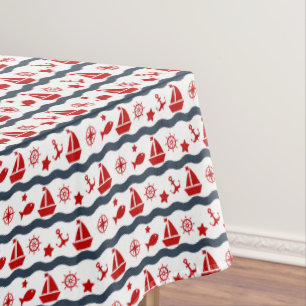 Nappe Motif maritime mignon