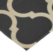 Nappe Motif marocain d'or moderne simple et élégant| (Angle)