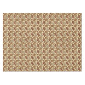 Nappe Motif, marron, tan et beige (Devant (Horizontal))