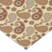 Nappe Motif, marron, tan et beige (Angle)