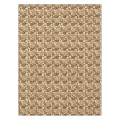 Nappe Motif, marron, tan et beige (Devant)