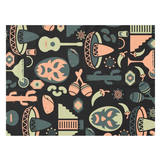 Nappe Motif mexicain (Devant (Horizontal))