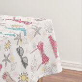 Nappe Motif mignon d'abrégé sur été (In Situ)