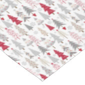 Nappe Motif mignon d'arbre de Noël de vacances (Angle)