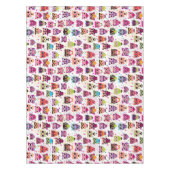 Nappe Motif mignon d'arrière - plan de hibou pour des (Devant)