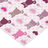 Nappe Motif mignon de filles de chaton (Angle)