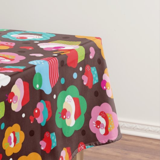 Nappe Motif mignon de gâteau de tasse (In Situ)