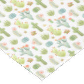 Nappe Motif mignon de position de cactus (Angle)
